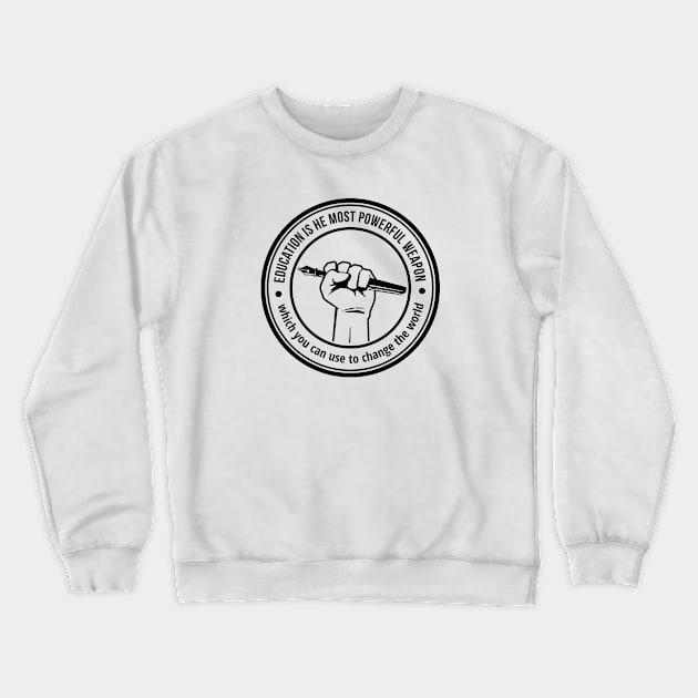 EDUCATION Crewneck Sweatshirt by Andreeastore  